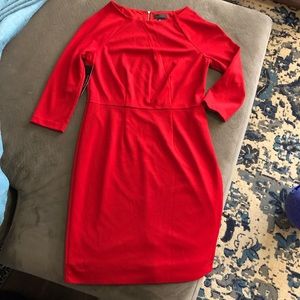 The Limited Red mid length dress